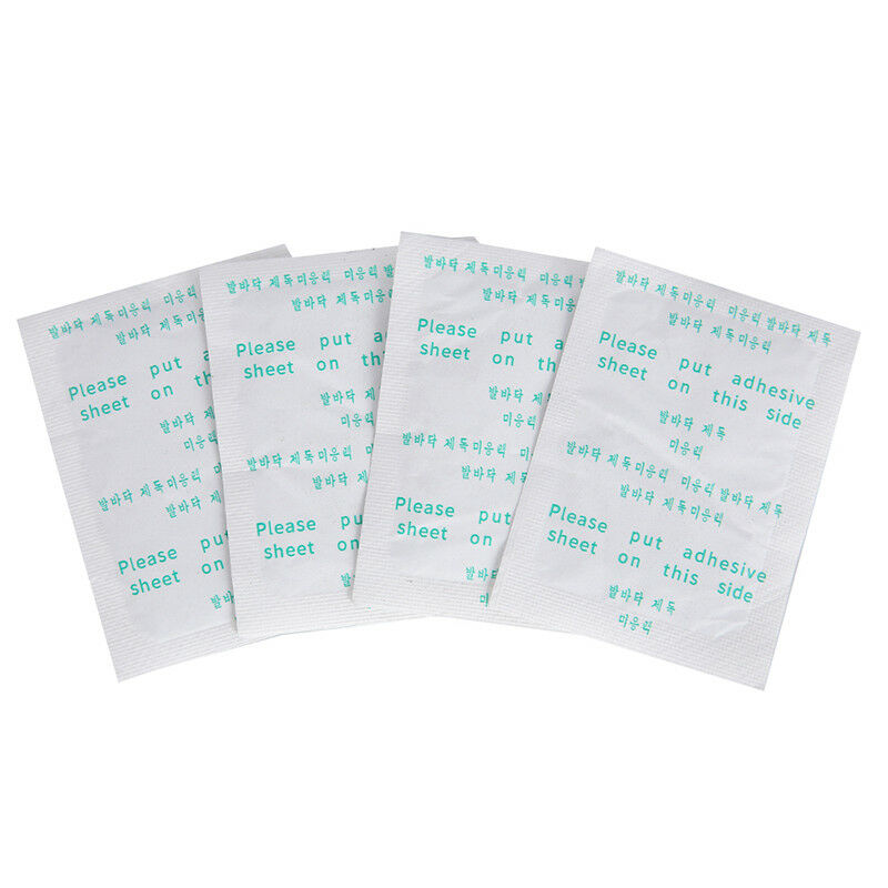 4 Bag/8Pcs Foot Pad Patch Body Massager Bamboo Herbal Plaster Stress Relief BDAU