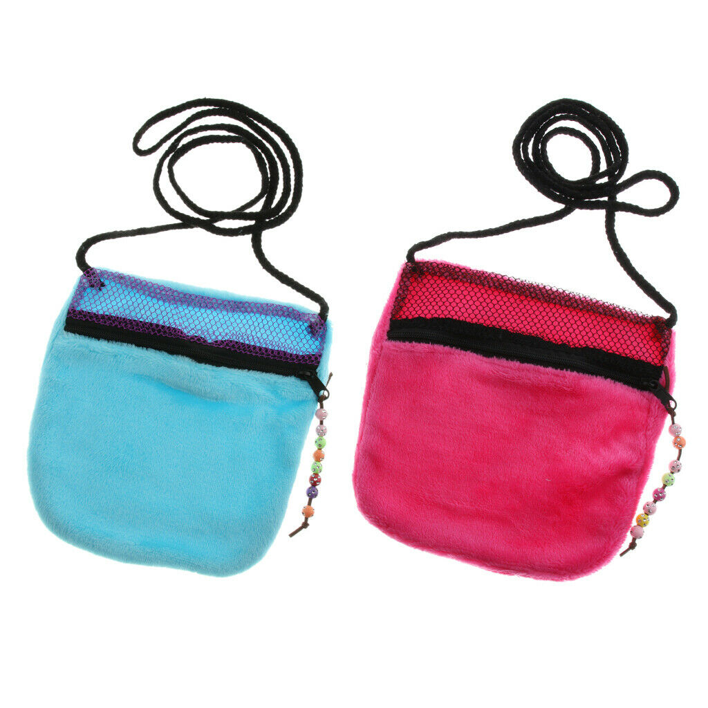 Small Animals Outdoor Travel Bag Hamster Sleep Bunting Comfortable Pink