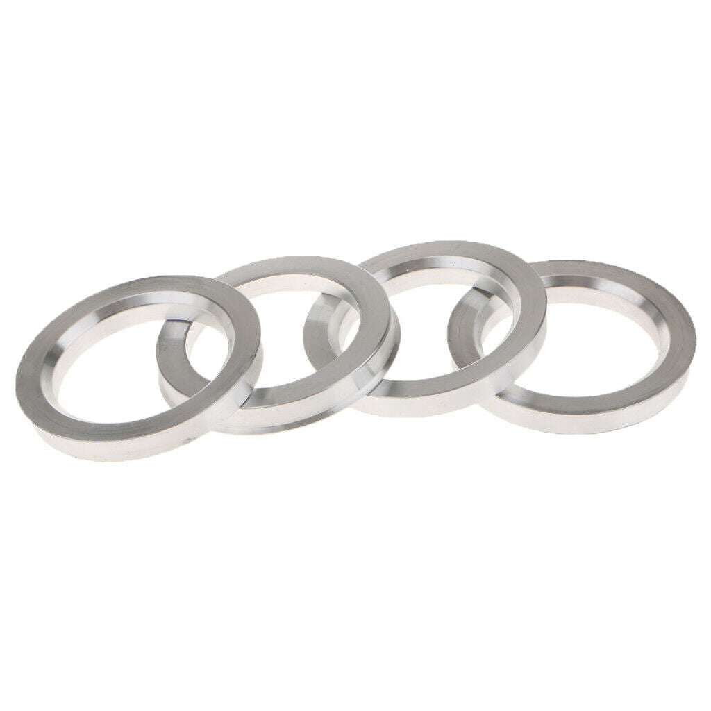 4Pieces Spigot Rings 73.1mm to 54.1mm Aluminum Alloy Wheel Hub Spacers