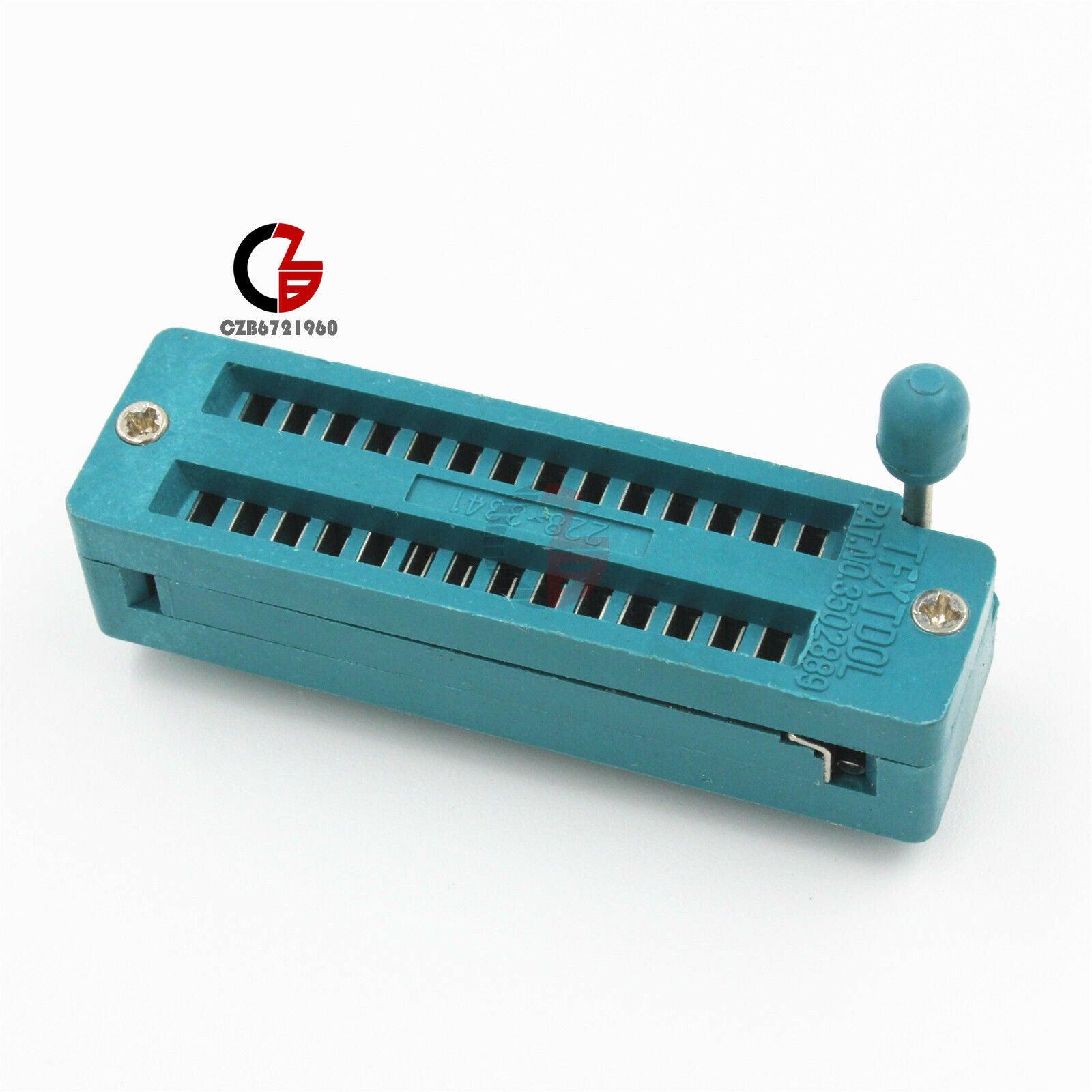 2PCS Universal 28P 28-Pin Narrow Body ZIF Test DIP-28 IC Socket Connector