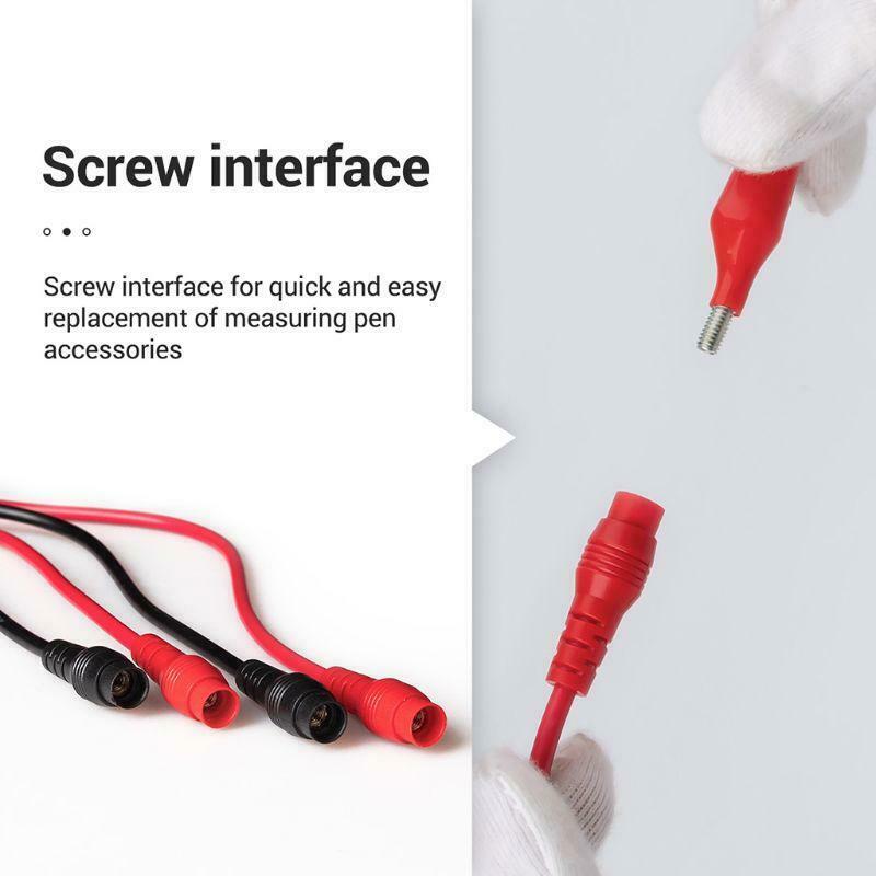 16pcs Universal Multimeter Probe 93cm Needle Tip Test Leads Alligator Clip Kit