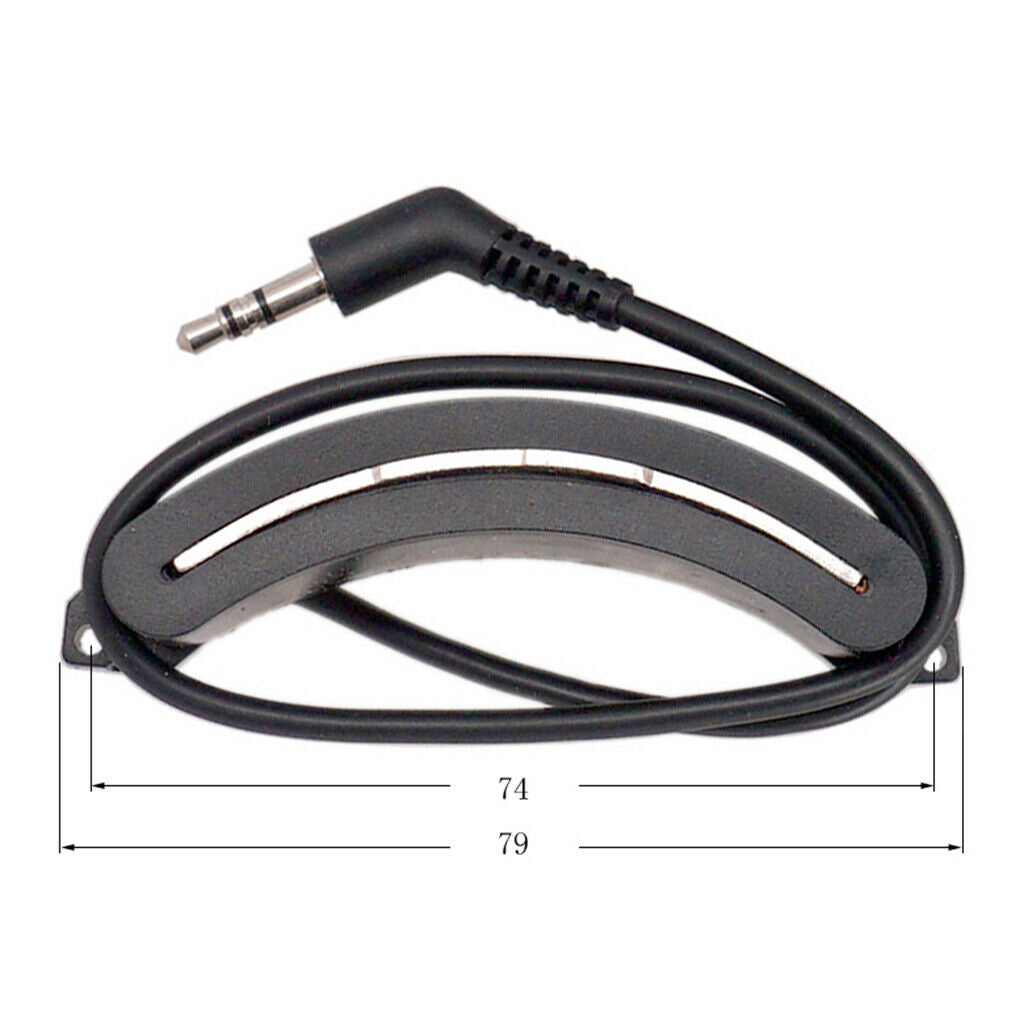 1pc Folk Acoustic Guitar Pickup Soundhole Black for Acoustic Parts Accessory