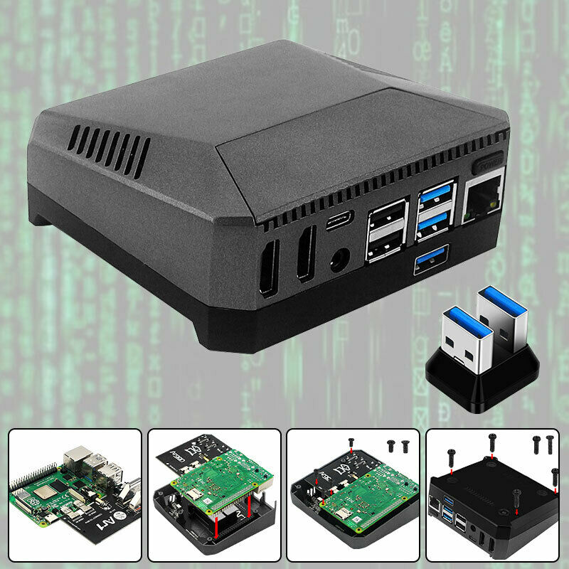 Argon One M.2 Aluminum Alloy Case Enclosure SSD Adapter for Raspberry Pi 4B