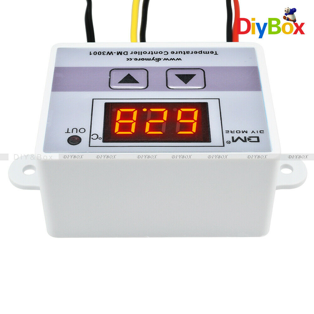 220V Digital LED Temperature Controller 10A Thermostat Control Switch Probe