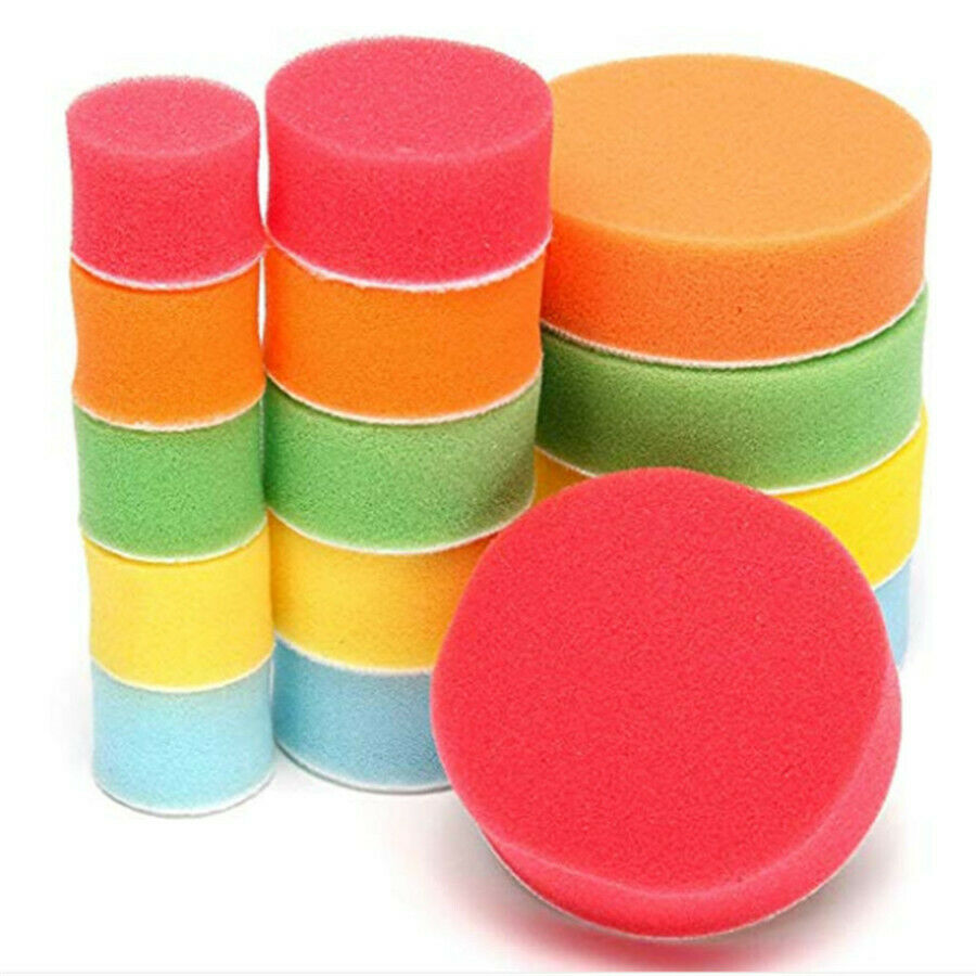 29Pcs 1/2/3 Inch Drill Buffing Buffer Pad M14 Backing Pad Adapter Foam Woolen