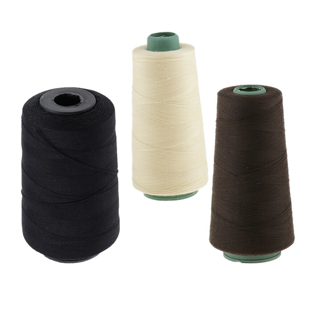 Professional Black/Beige/Dark Brown Wigs Weaving Cotton Thread for Wig Making,