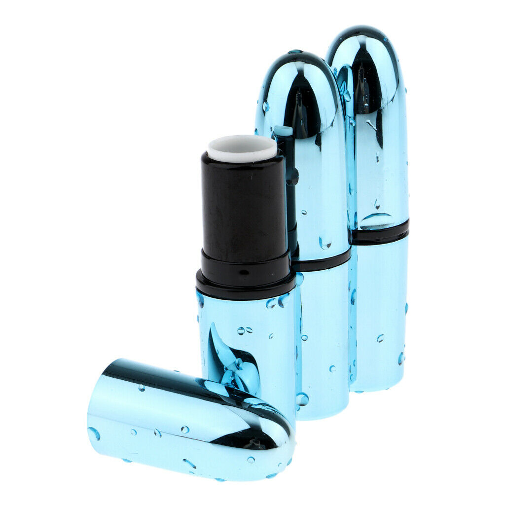 3 Pieces DIY Crafting Kit Lipstick Tubes Empty Plastic High-end Lipstick
