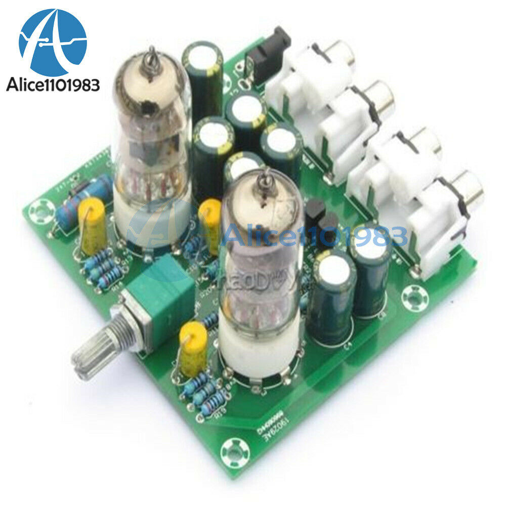 AC 12V 6J1 Valve Pre-amp Tube PreAmplifier Board Headphone Amplifier Buffer+Case