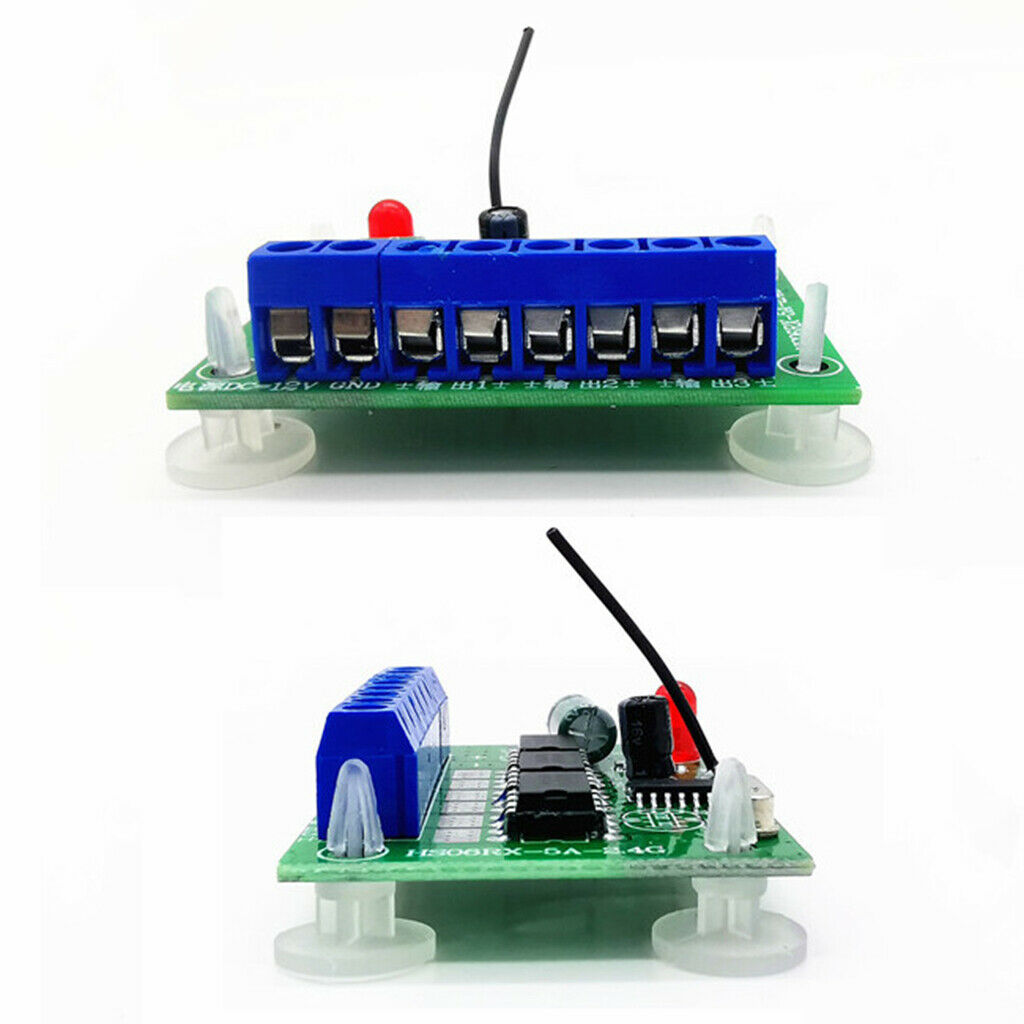 6CH 2.4G Wireless RC Remote Control Receiver Module Replacement DC5-15V