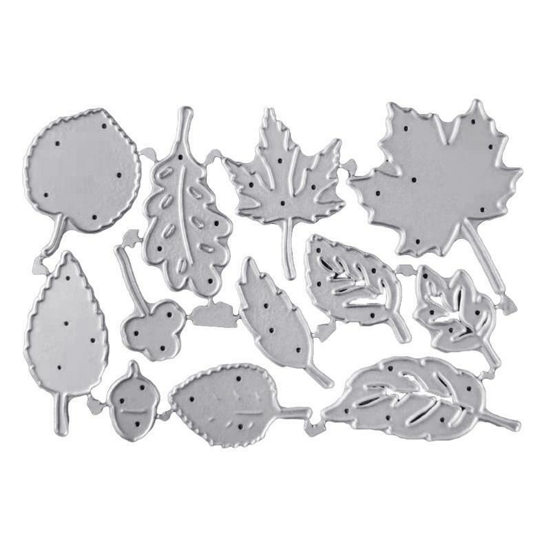 Thanksgiving Maple Leaf Metal Cutting Dies Stencil DIY Scrapbooking Album Paper