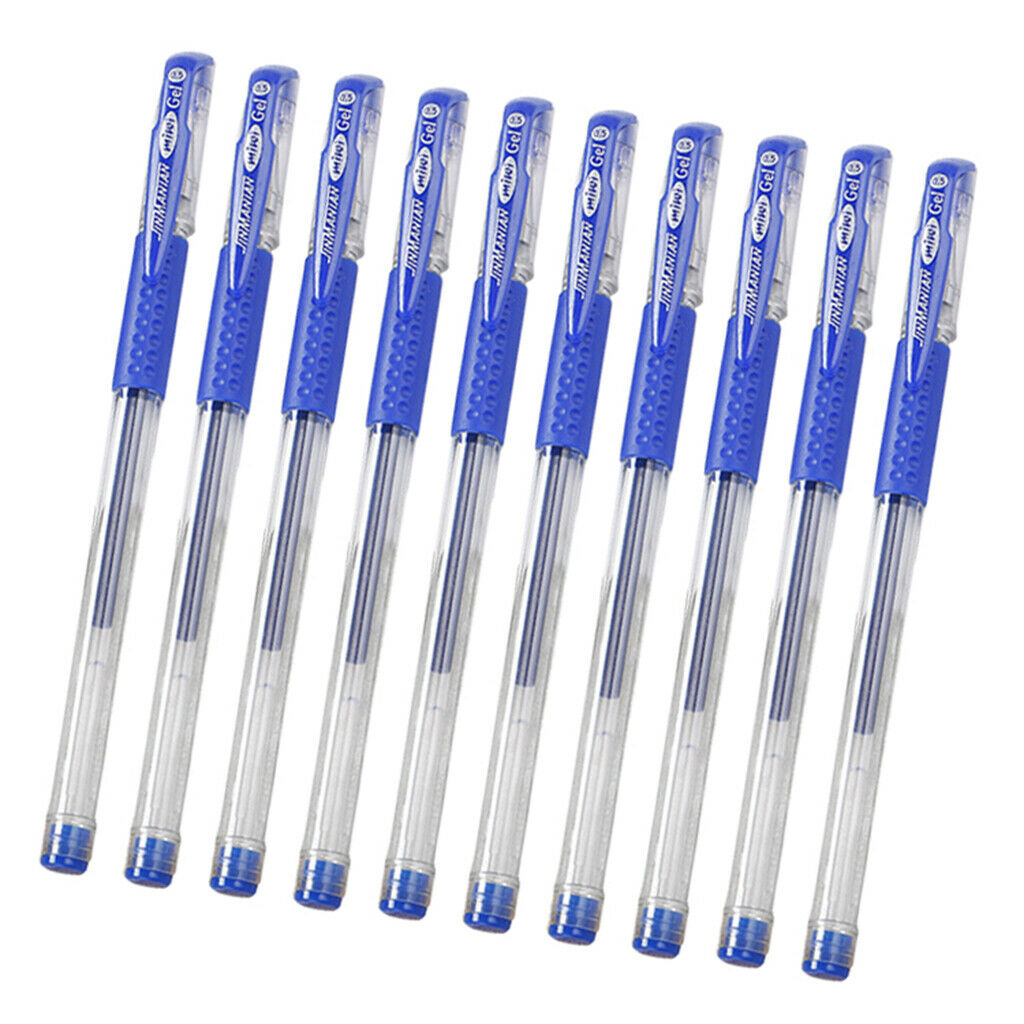 Pieces Medium 0.5mm Gel Pen Smooth for Office School Business Supplies Blue