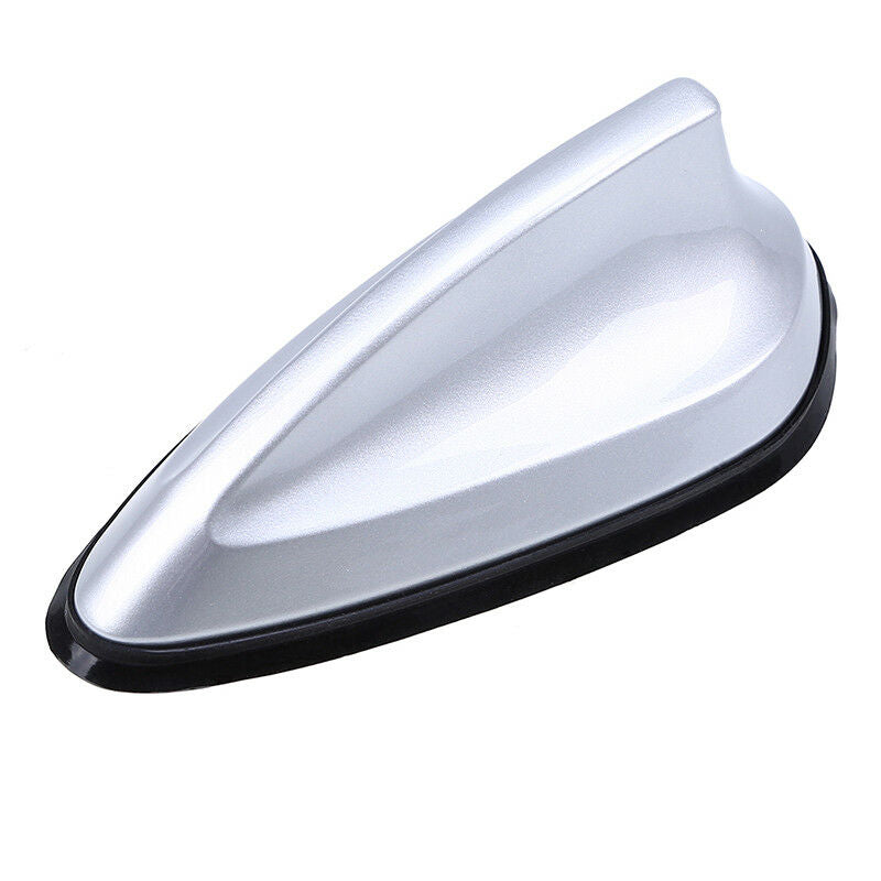 Car Roof Shark Fin Antenna Radio Signal Aerial FM/AM Cable Carbon Fiber Style