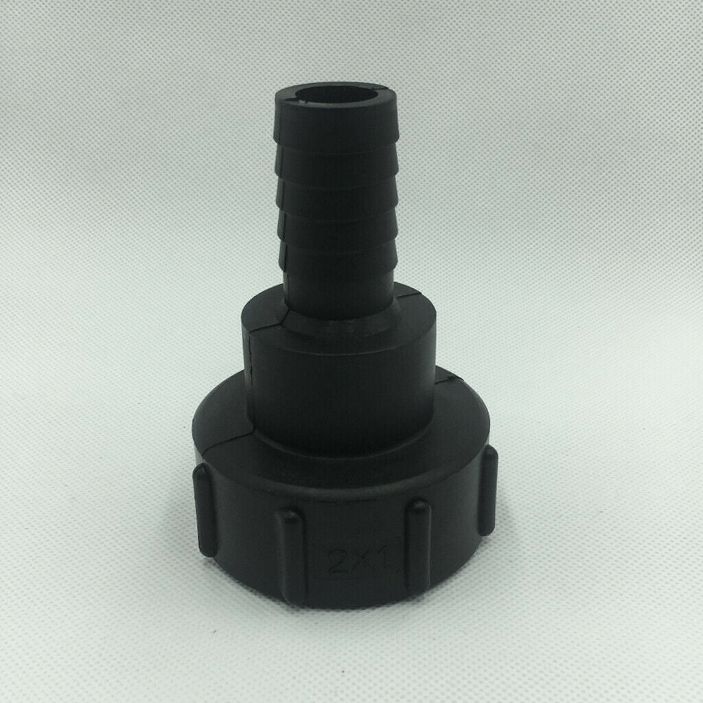2 Pieces 1000L IBC Tank Connector Garden Hose Hosetail Fitting 60mm(2 inch) to
