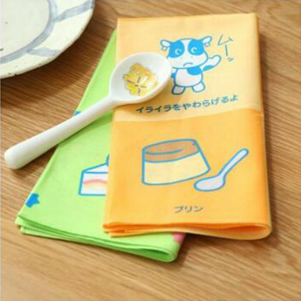 1 Pair Kids Waterproof Handkerchiefs Cotton Cartoon Hankie Hanky Kerchiefs