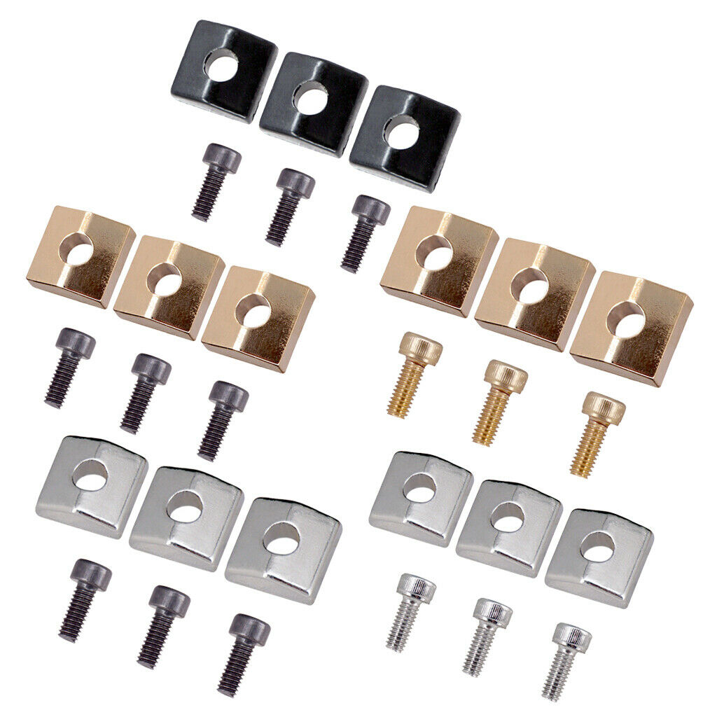 Guitar String Peg Bridge Pin Puller + Tremolo Bridge Locknut Clamp & Screws