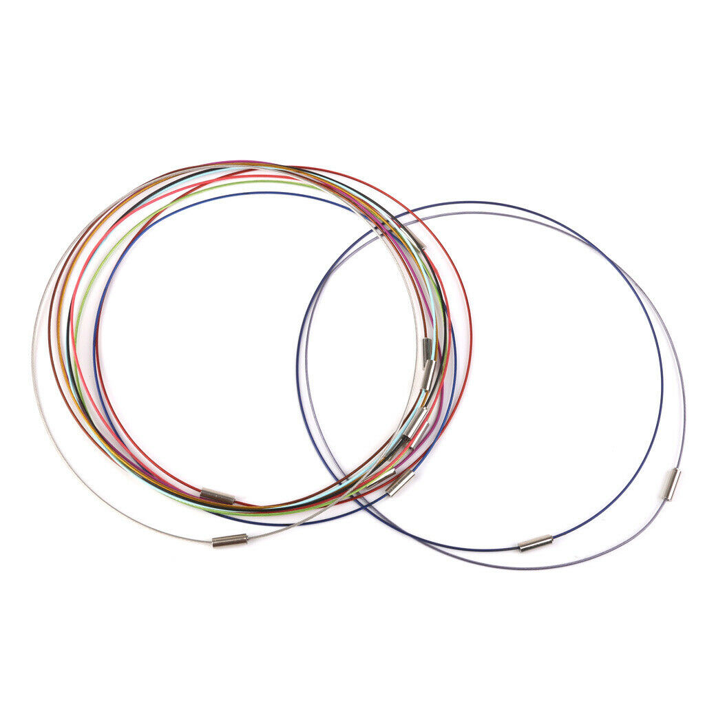 12x/Set Coil Wire Collar Beading Hoop Jewelry Making Women Diy Accessory