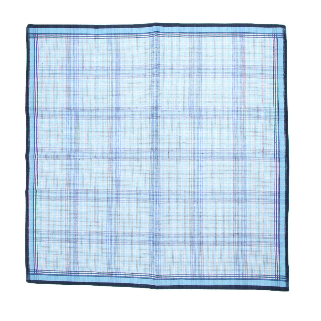5Pieces Handkerchief Men Assorted Woven Cotton 100% Handkerchiefs Art