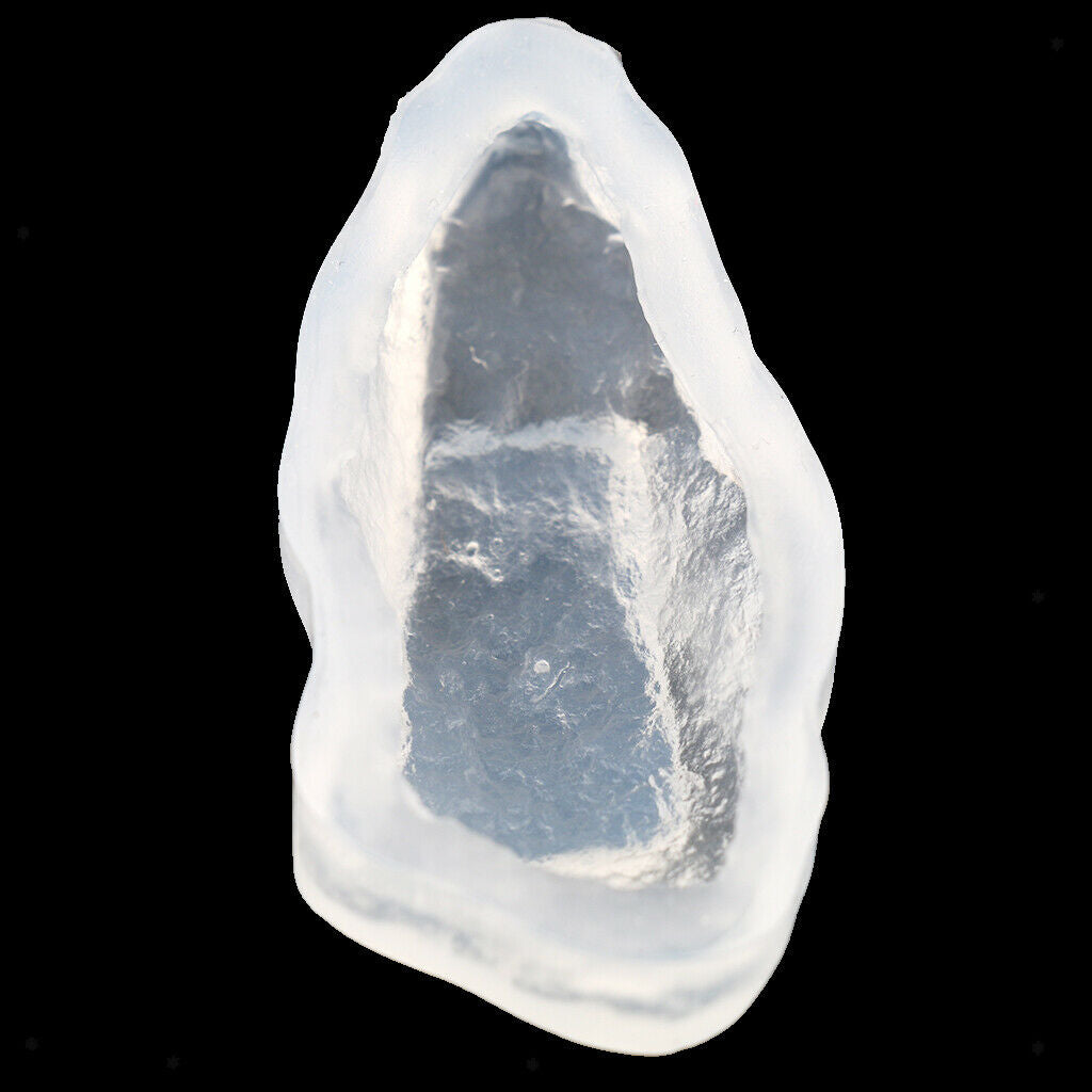 DIY Stone Crystal Ornament Silicone Pendant Jewelry Making Mold