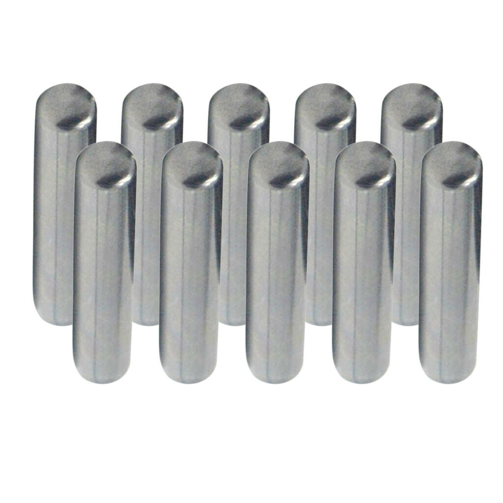 Carbon Steel Dowel Pins Rod 0.16in Dia Roll Pin Tension Elements Select Size