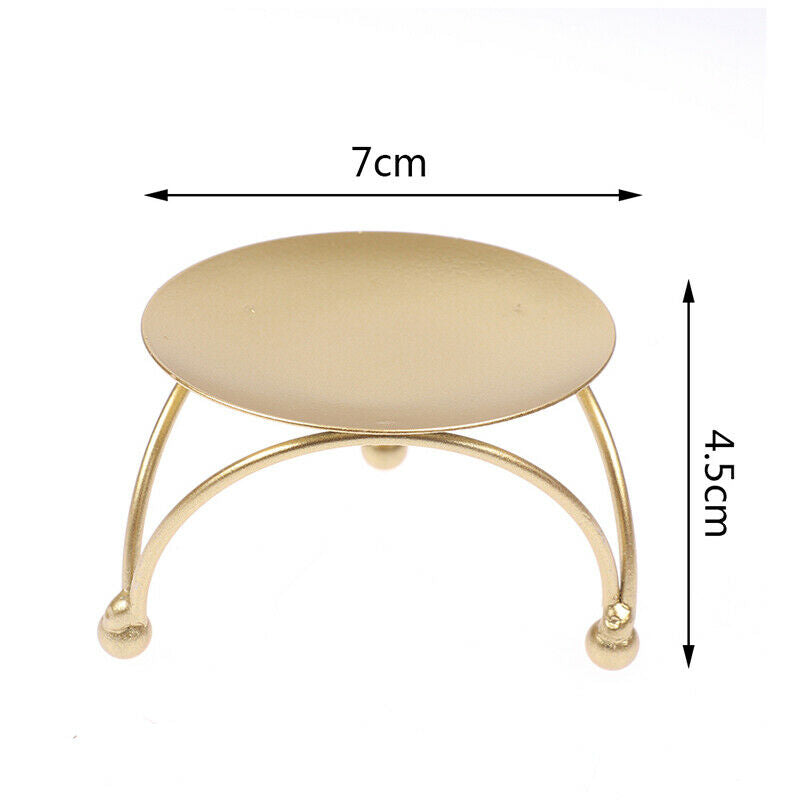 Candlestick Wedding Round Home Candlestick Desktop Decor Ornament Candle .l8