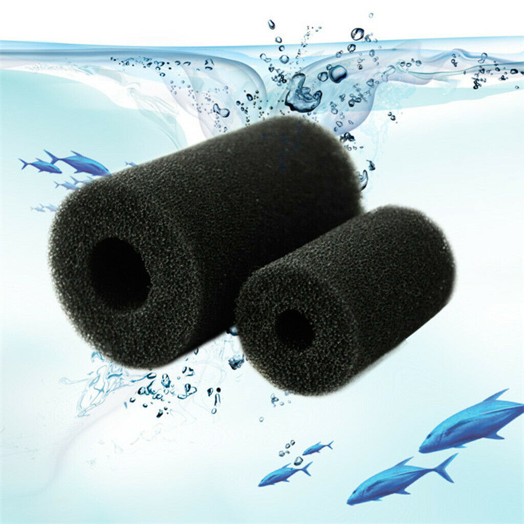 10 Pcs Aquarium Sponge Protector Fish Tank Filter Cotton Sponge Cover  Small