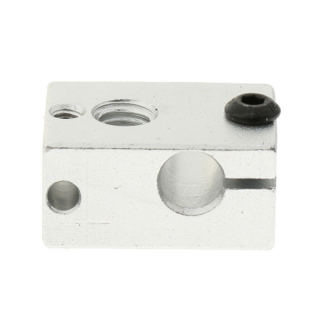 Aluminum  Heating Block V6 for Extruder Mk7 Mk8 M6 And M3 (heat Pipe And