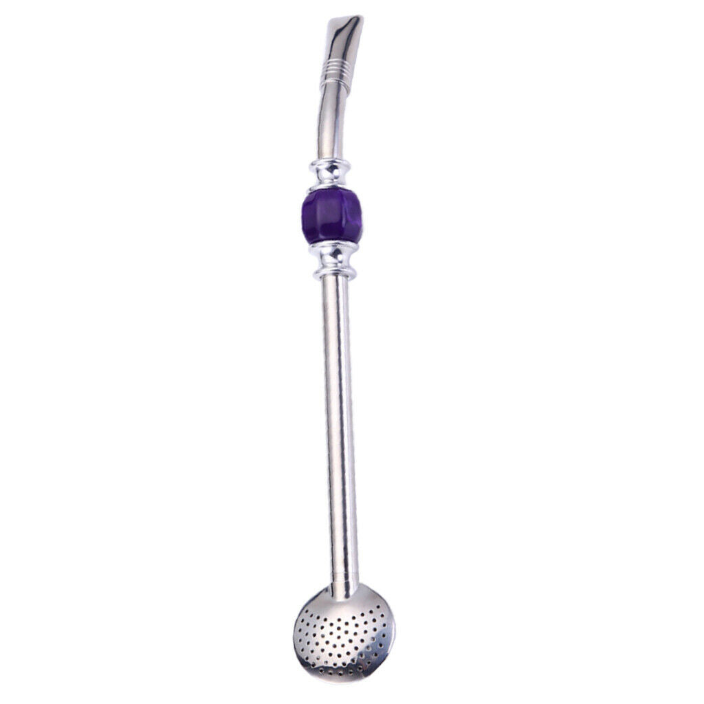21cm drinking straw, straws, sieve spoon with cleaning brush for latte