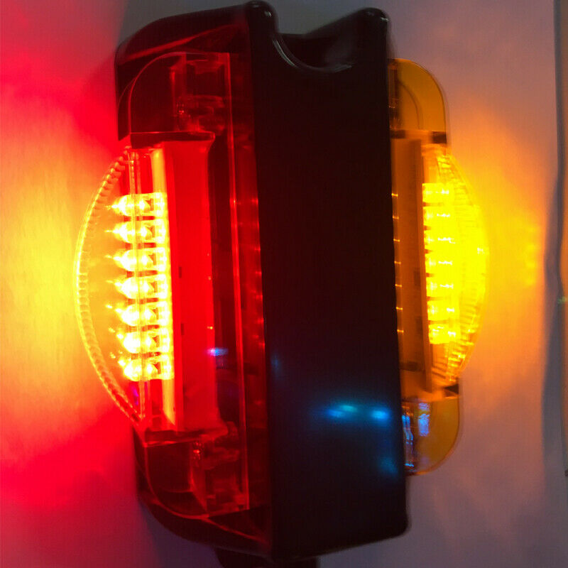 2PCS Truck Trailer Tail 14LED Light Stop Rear Parking Turn Signal Reverse Lamps