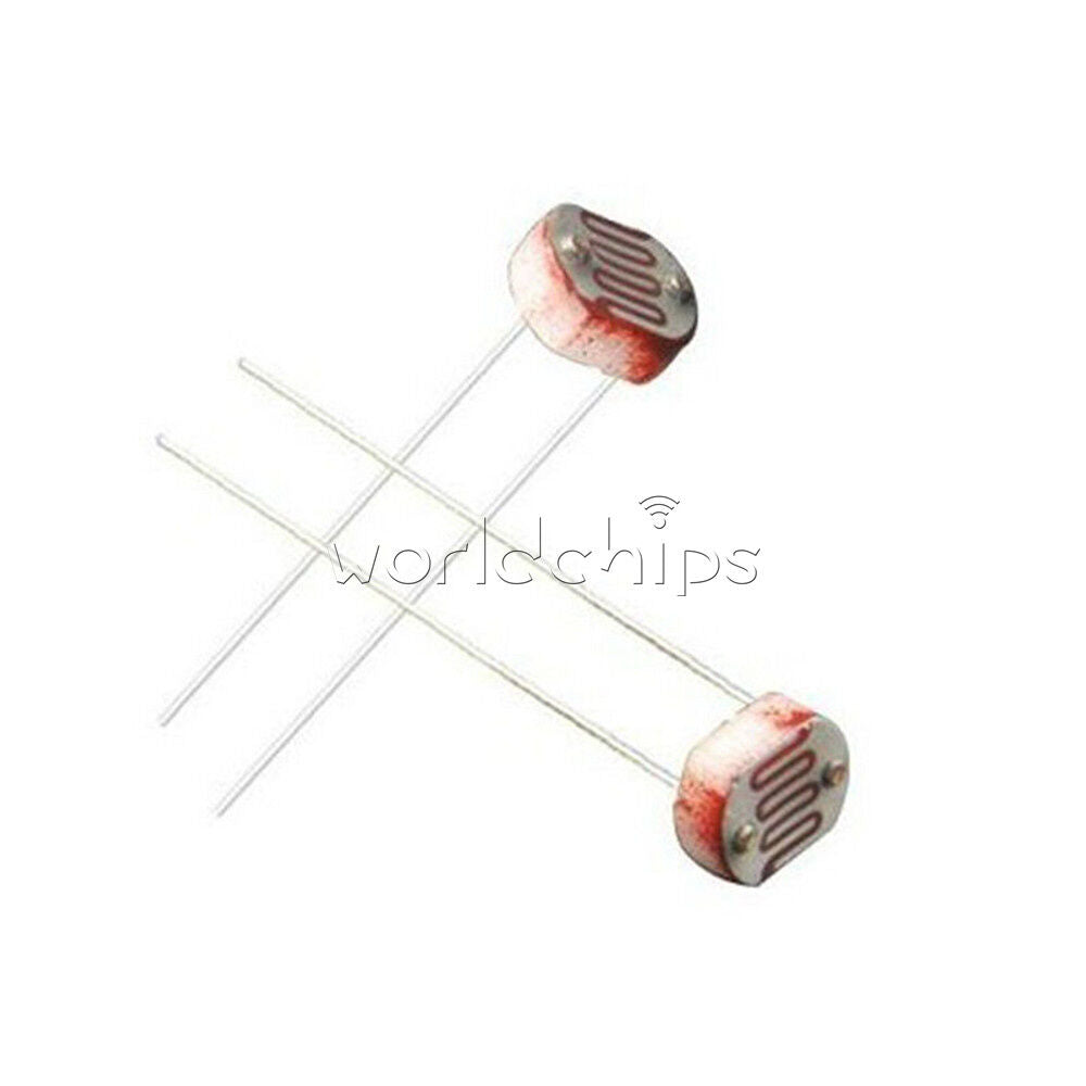 100PCS 5MM Photoresistor GL5528 LDR Photo Resistors Light-Dependenâ€‹t