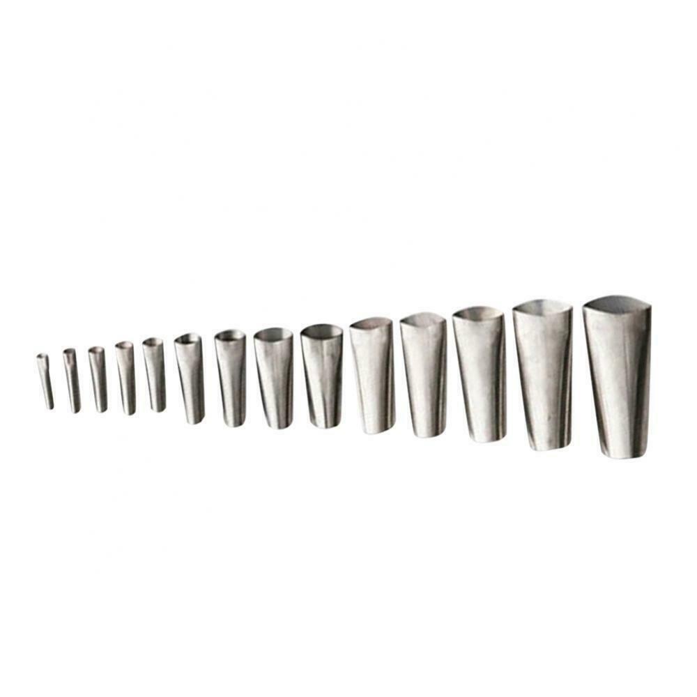 14pc Stainless Steel Caulking Nozzle Glue Kit Tool Accessories Reusable