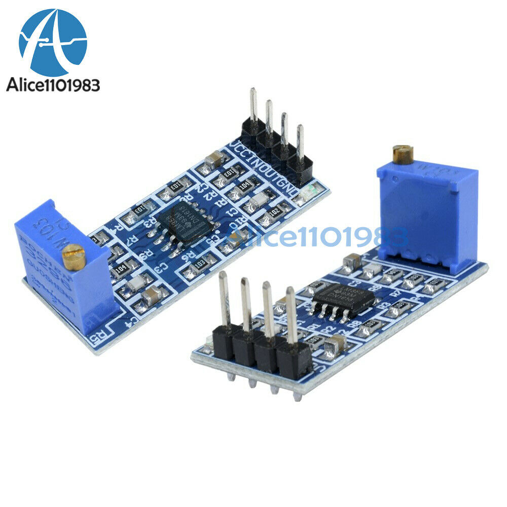 2PCS LM358 100 times gain Signal amplification Operational Amplifier Module
