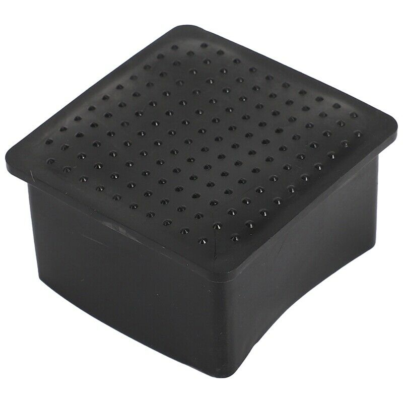 Square Black Rubber 50mmx50mm Foot for Table Chair Leg G4H8H8