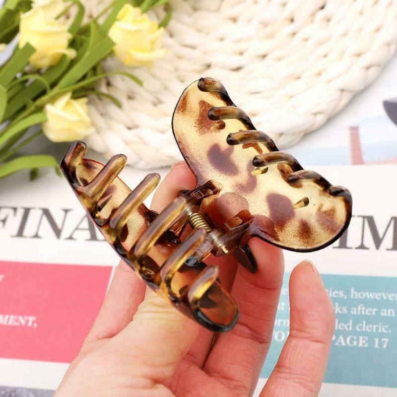 3pcs Hair Claw Clips Set Hair Clamps Simple Non Slip Hairpin Plastic Jaw Clips