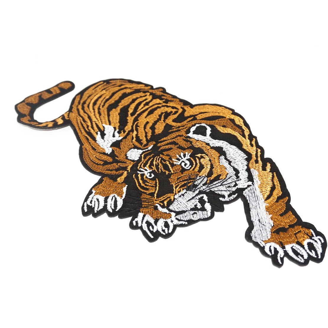 Embroidered Tiger Applique Sew Iron on Cloth Patch Badge For Jacket Jeans An