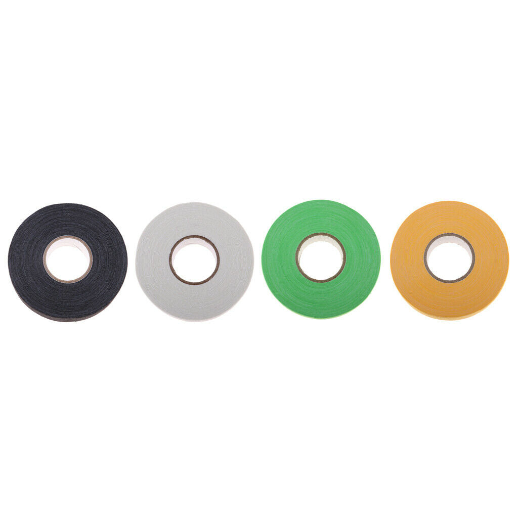 4 Pack Hockey Tape Cloth, 25 Yards, Tennis Racket/Badminton Racquet/Baseball Bat