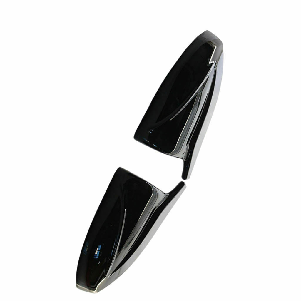 Left Right Rearview Mirror Cover for Audi A3 S3 RS3 13-19 Glossy Black