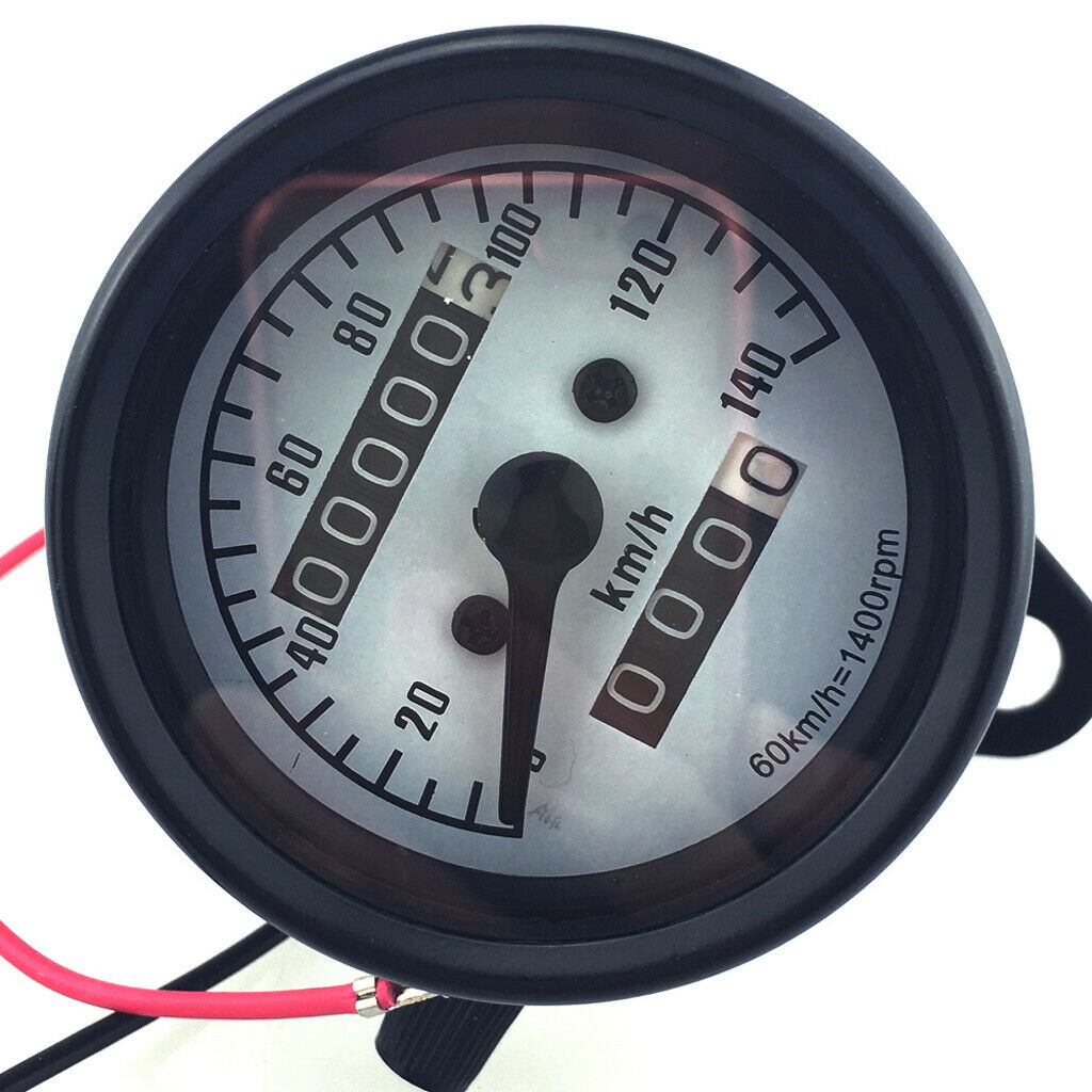 Motorcycle LCD Speedometer Display Km / H Meter Universal