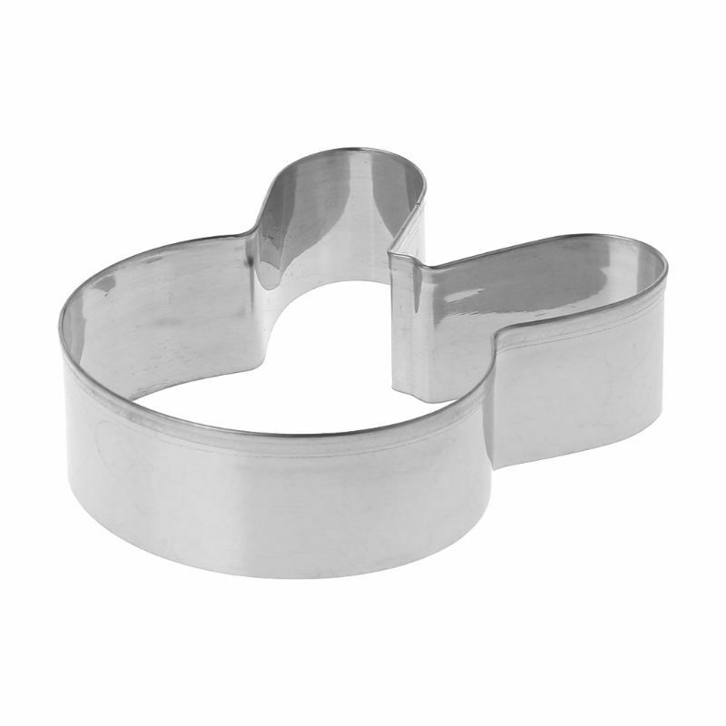 Easter Rabbit Bunny Head Stainless Steel Cookie Cutter Cake Chocolate Mold