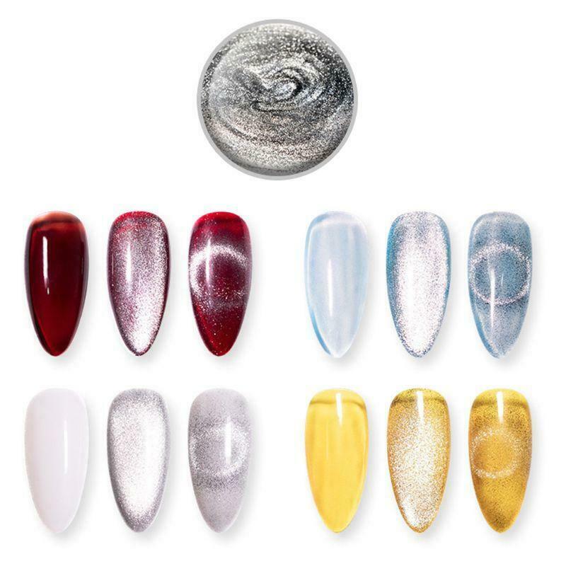 7ml 9D Cat Eye Gel Nail Polish Soak Off Magnetic Nails Enamel Varnish Art