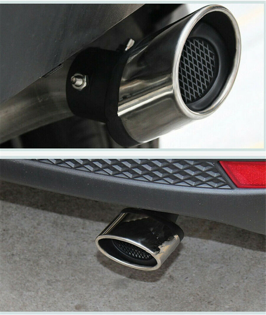 1* Car Universal Exhaust Pipe Tail Muffler Tip Stainless Steel plating process