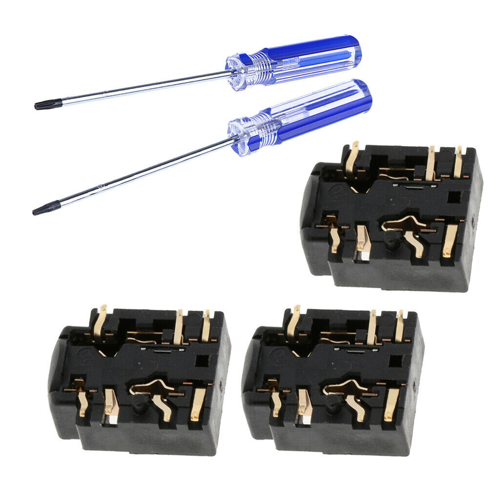 For   One S Controller 3Pcs 3.5mm Jack Headphone Audio Port + Screwdriver