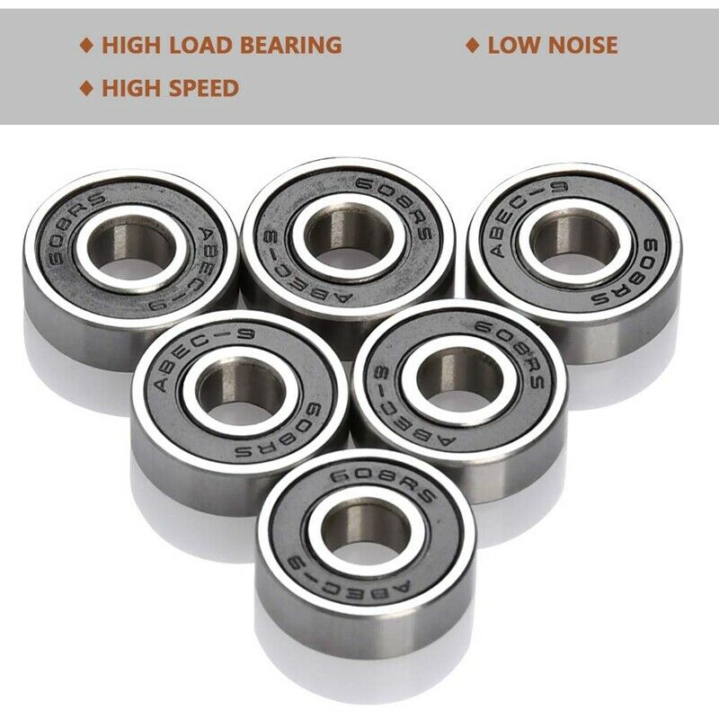 20 Pack 608RS ABEC-9 Ball Beas for Skateboards, Inline Skates, Scooters, RolC4J8