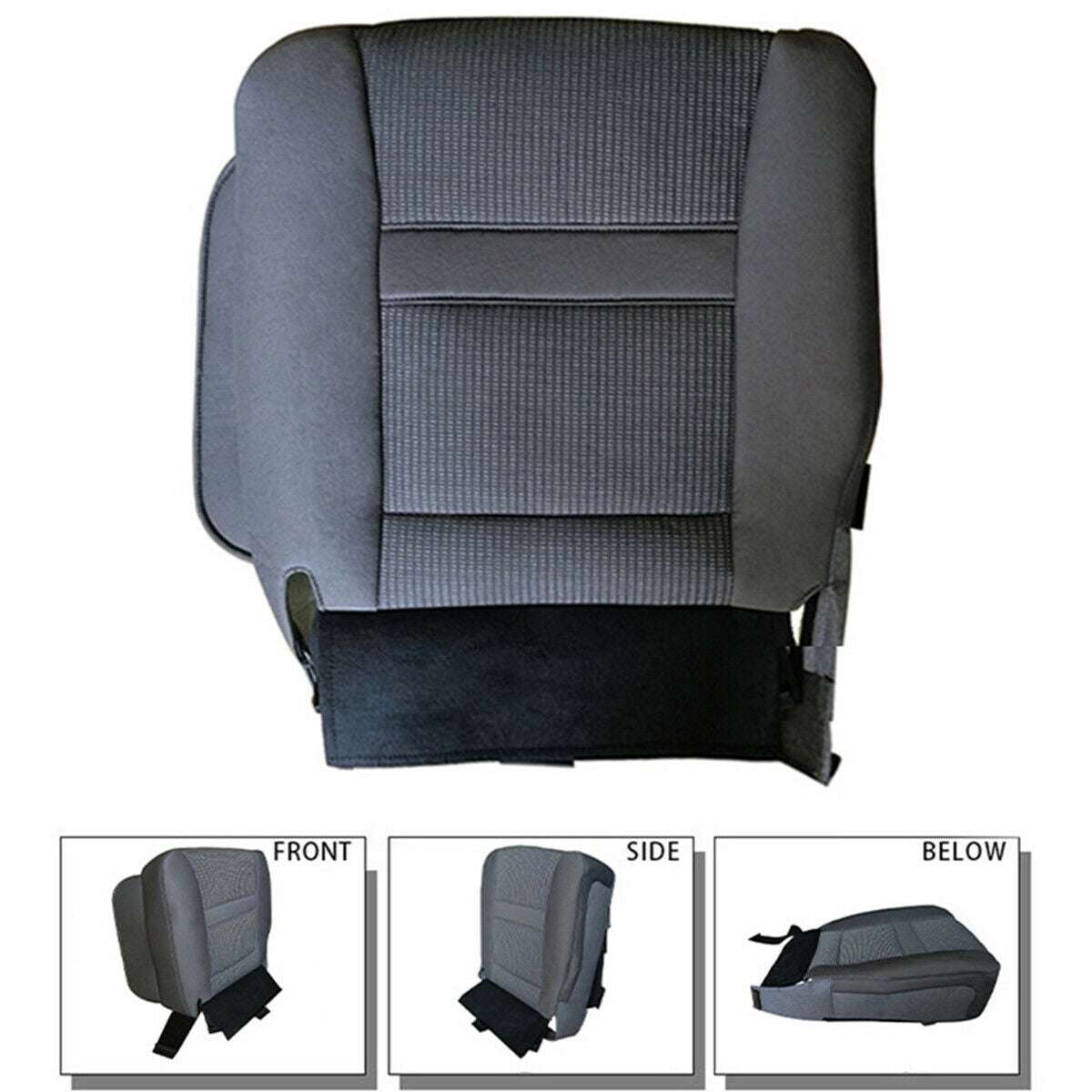 Car Interior Front Driver Side Leather Seat Cover For Dodge Ram 2500\3500 06-09