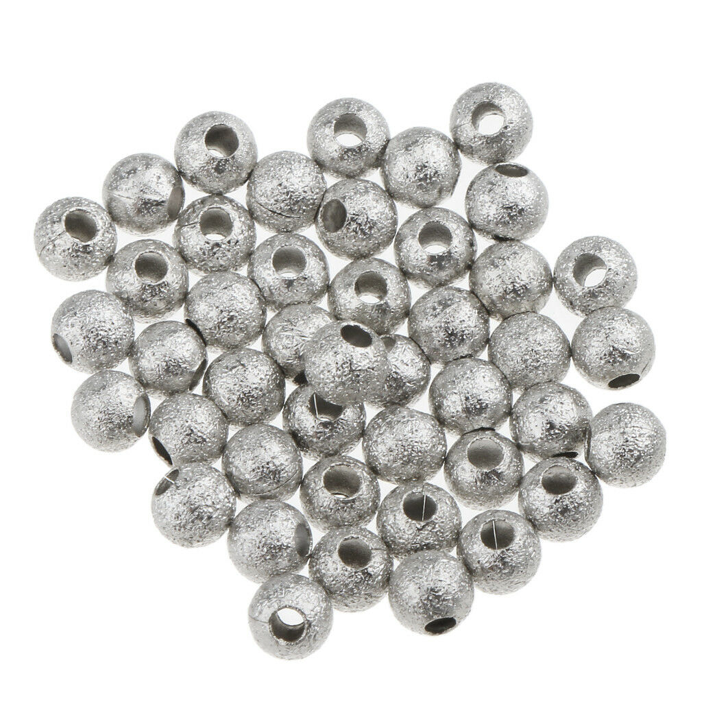 100pcs Frosted Loose Beads 4mm DIY Necklace Bracelet Jewelry Design Craft