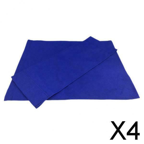 4X Canvas Backrest Seat Cloth for Cross Folding Chair/Stool/Seat Blue