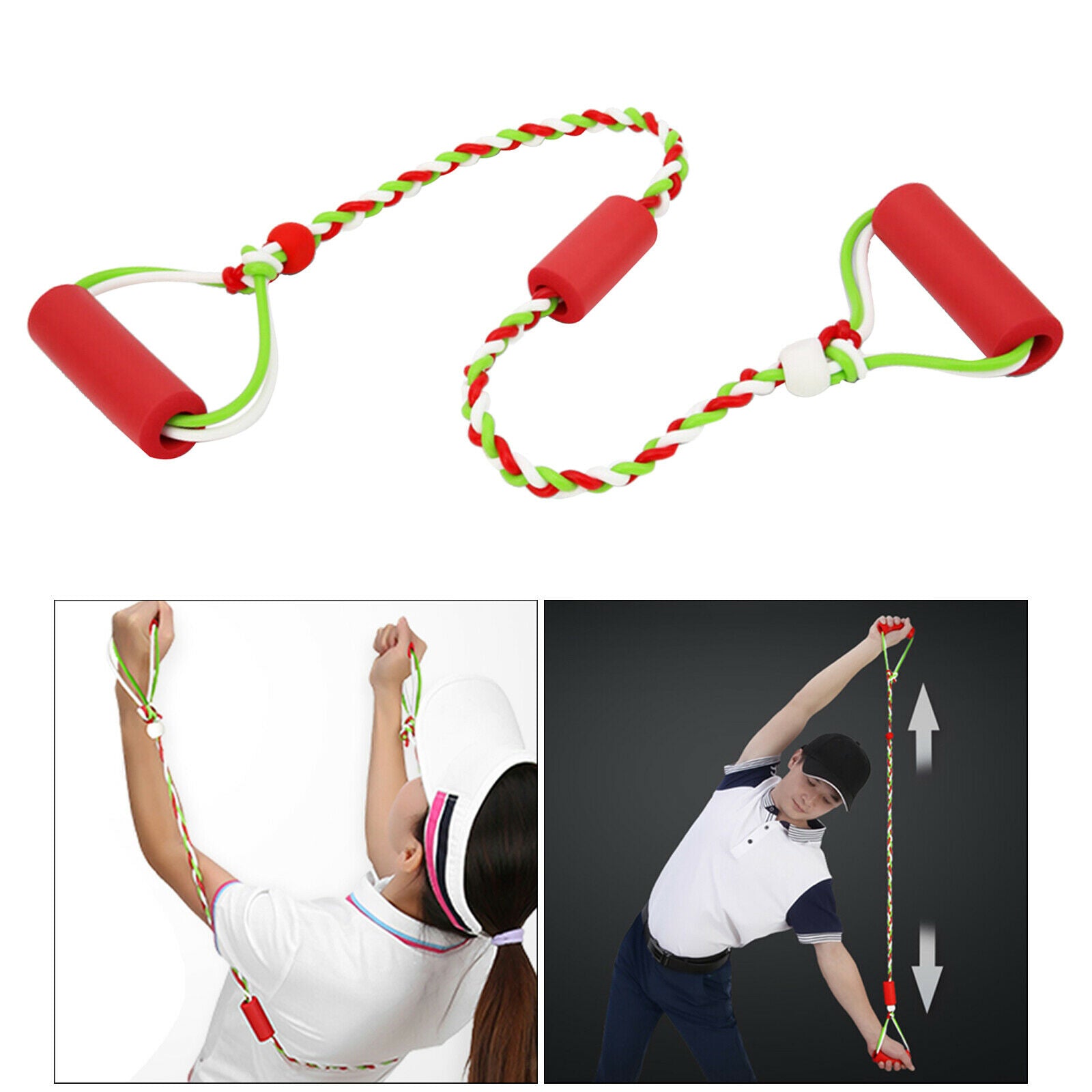 Resistance Bands Golf Yoga Warm Up Activation Training Aid Home Gym Exercise