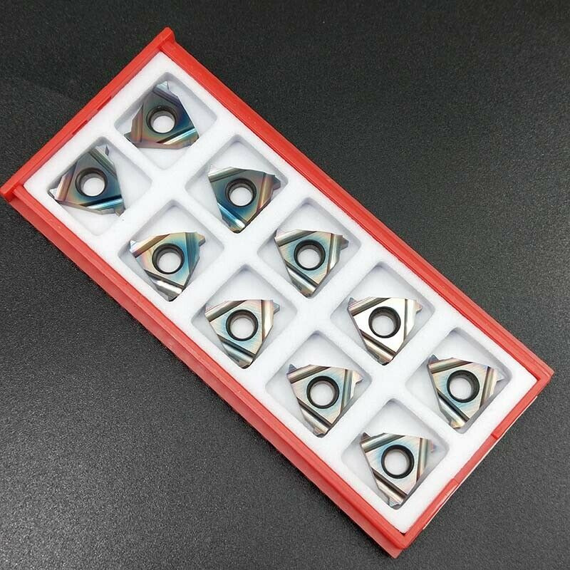 HRC45° 16ER 2.0ISO 1135 Indexable CNC Carbide Threading Insert For SER holder