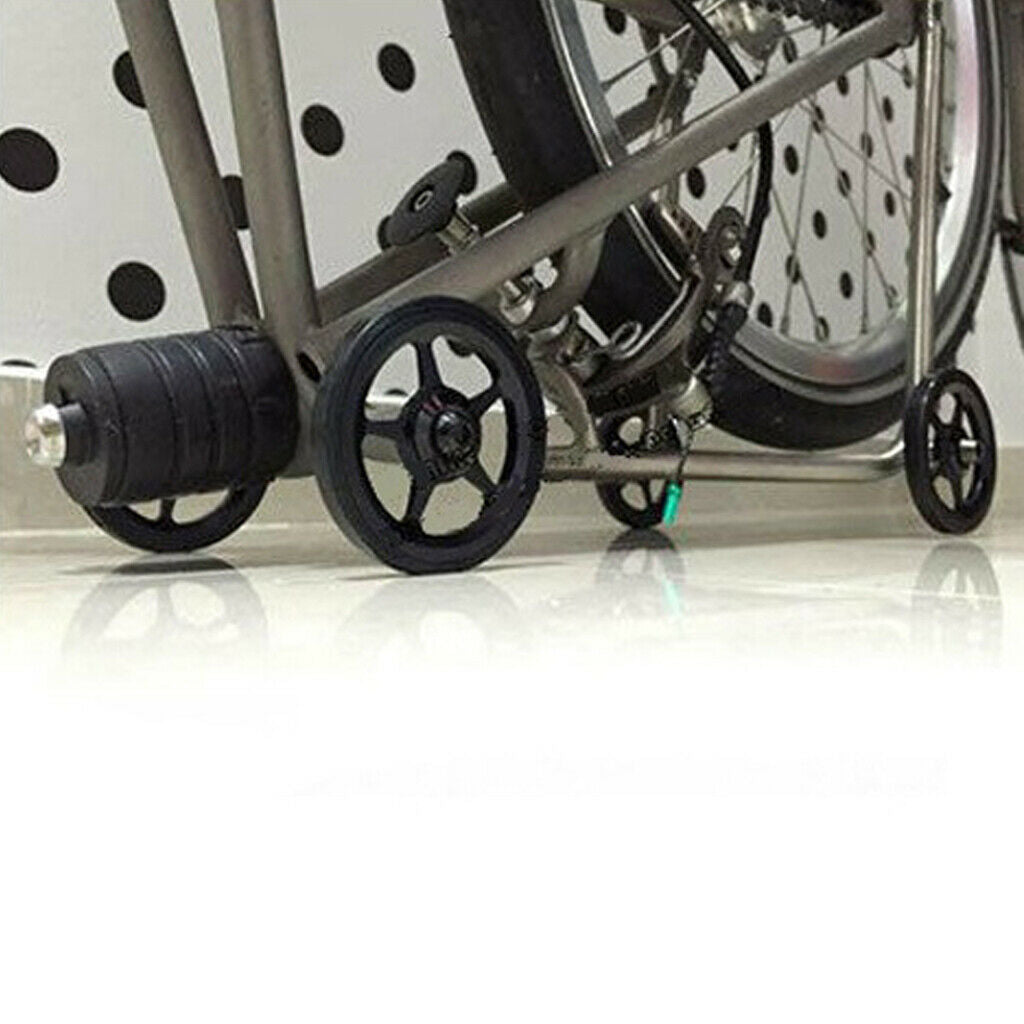 4x Ultralight Alloy Bike Easy Wheels Easywheel for Brompton Cycle Parts