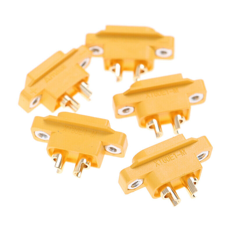 5pcs AMASS XT60E-M Mountable XT60 Male Plug for RC Drone FPV Racing Fixed.l8