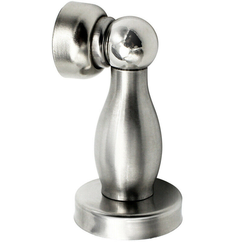 Stainless Steel Door Stopper Wall Suction Magnetic Anti Collision Door Op.l8